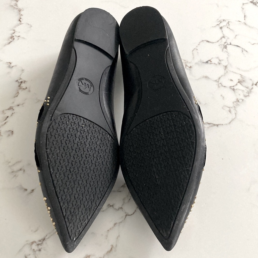 MICHAEL KORS Women’s LEATHER Slip On Flat Shoes Size 8M - Picture 7 of 7